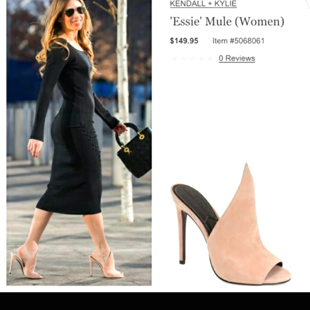 Kendall and Kylie Suede Essie Mule Sandals